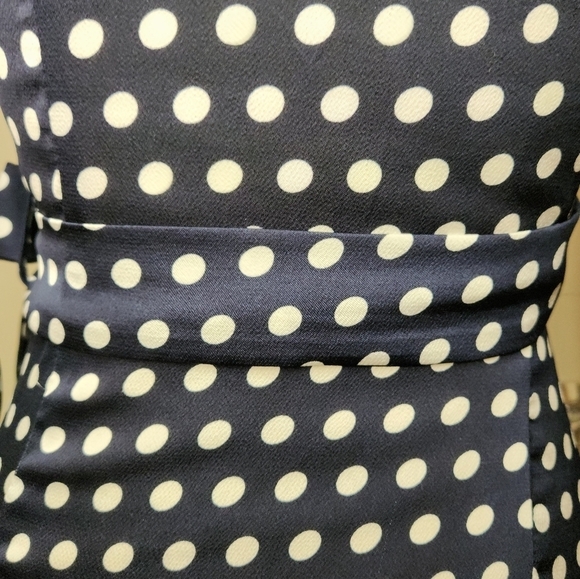 Retro polkadot wrap dress - Picture 9 of 12
